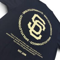 Monogram Tee - Navy Blue